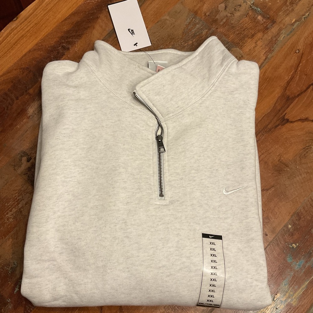NWT Nike Men’s Club Fleece 1/4 Zip Pullover